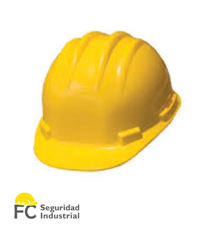 Casco de seguridad industrial.