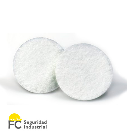 Filtros y prefiltros para Mascara de protección respiratoria de Seguridad.